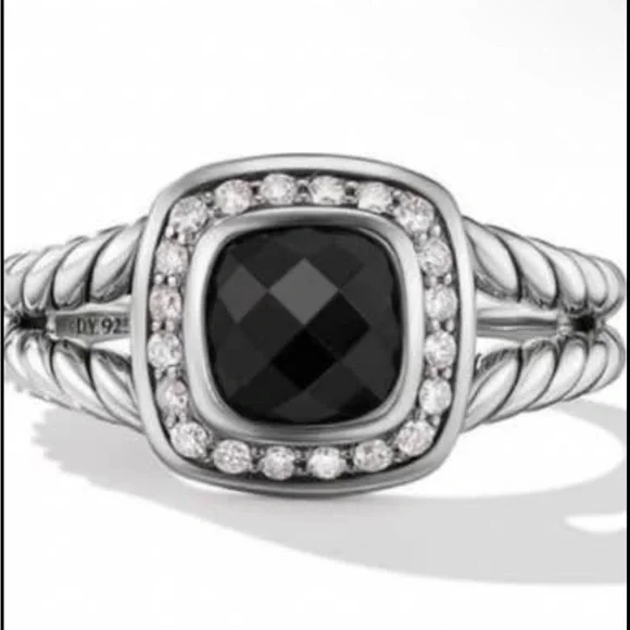 🖤David Yurman•Petite Black Onyx Ring🖤 - Picture 2 of 6